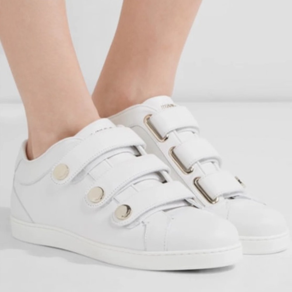 Jimmy Choo white sneakers